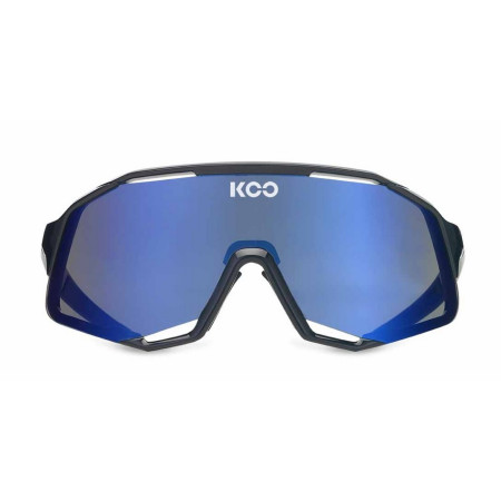 KOO Demos glasses black blue lens 