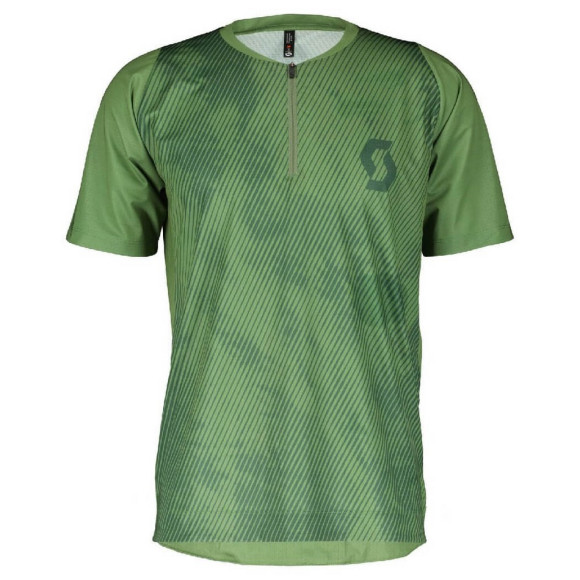 Maillot SCOTT MS Trail Vertic Zip SS VERDE S