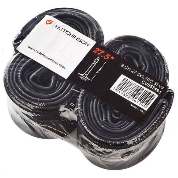 Pack 2 HUTCHINSON 27.5 x 1.70-2.35 Presta Tubes 