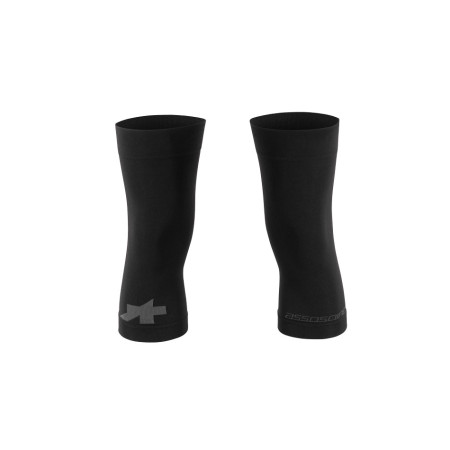 ASSOS Assosoires Black Series Aquecedores de Pernas Joelheiras PRETO M