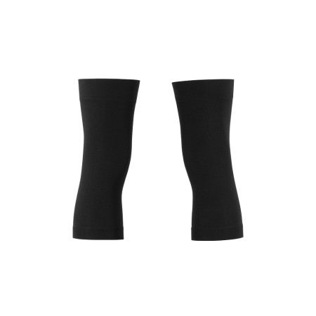 ASSOS Assosoires Black Series Aquecedores de Pernas Joelheiras PRETO M