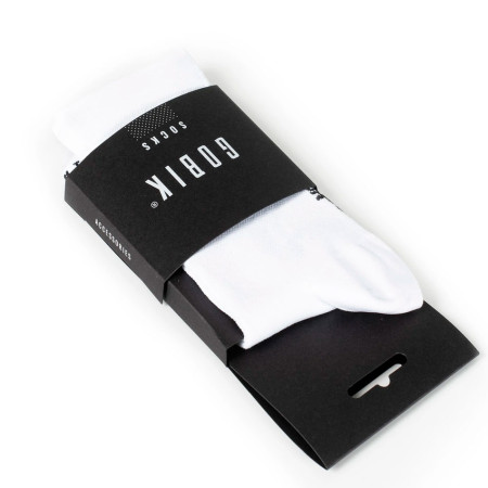 GOBIK Superb unisex socks Standard 2022 WHITE XS