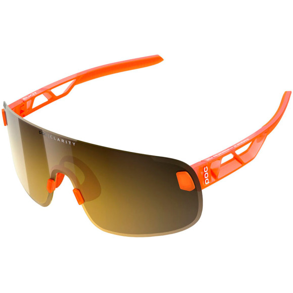 POC Elicit Fluorescent Orange Translucent Glasses 