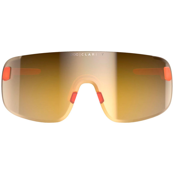 Óculos translúcidos laranja fluorescente POC Elicit 