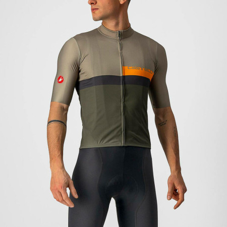 CASTELLI A Blocco Jersey OLIVE S