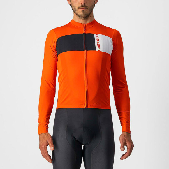 Maillot manches longues CASTELLI Prologo 7 ORANGE XL