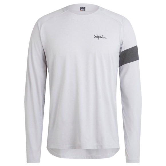 Camisa RAPHA Trail Técnica LS PRATA S