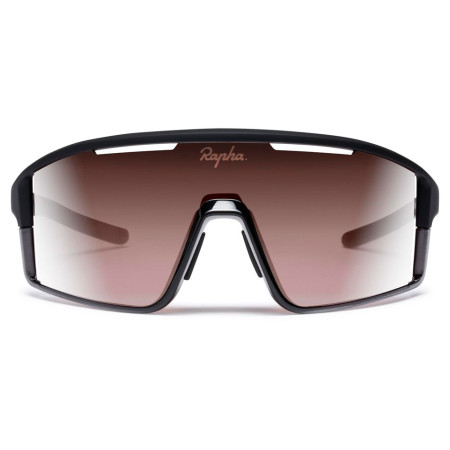 Óculos de proteção RAPHA PRO Team Full Frame preto com lentes espelhadas 2023 