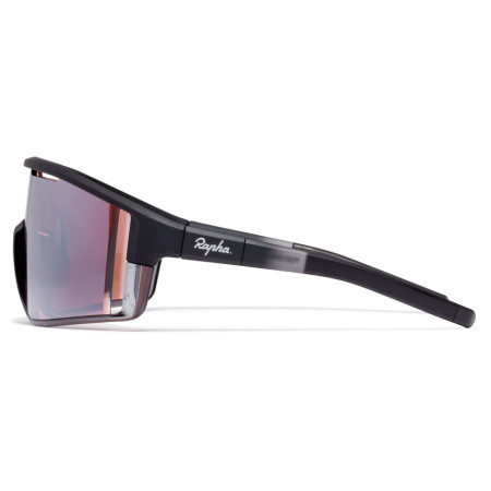 Óculos de proteção RAPHA PRO Team Full Frame preto com lentes espelhadas 2023 