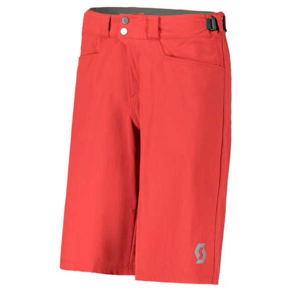 SCOTT Ms Trail Flow Pant With Pad 2022 RED XS