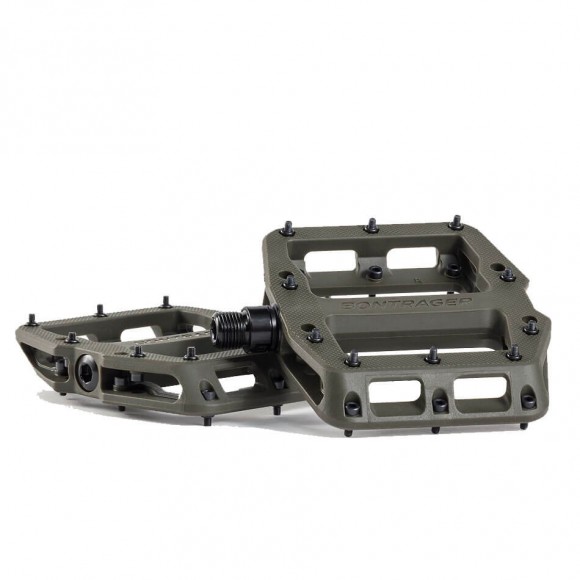 BONTRAGER Line Elite MTB Pedals Olive Gray 