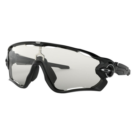 OAKLEY Jawbreaker Polished Sunglasses Black Clear Photochrom 