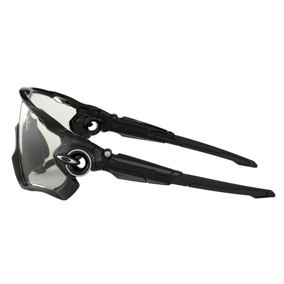 OAKLEY Jawbreaker Polished Sunglasses Black Clear Photochrom 