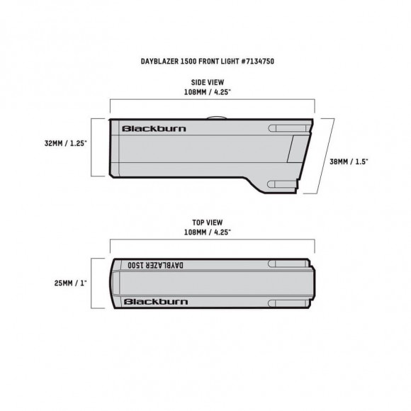 Luz frontal BLACKBURN Day Blazer 1500 