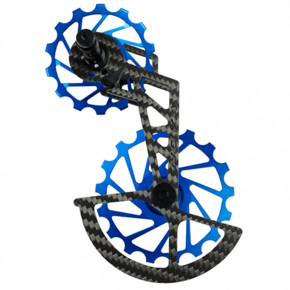 Sistema portapoleas NOVA RIDE SHIMANO 11V Ultegra Dura-Ace azul 