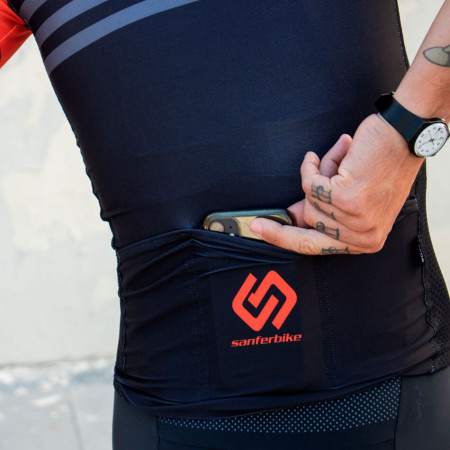 Camisola RACOR Sanferbike Navafría Edição Limitada LARANJA PRETA M