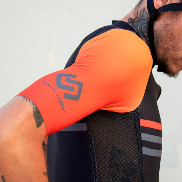 Camisola RACOR Sanferbike Navafría Edição Limitada LARANJA PRETA M