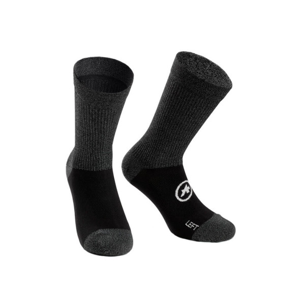 ASSOS TRAIL EVO socks blackSeries BLACK S
