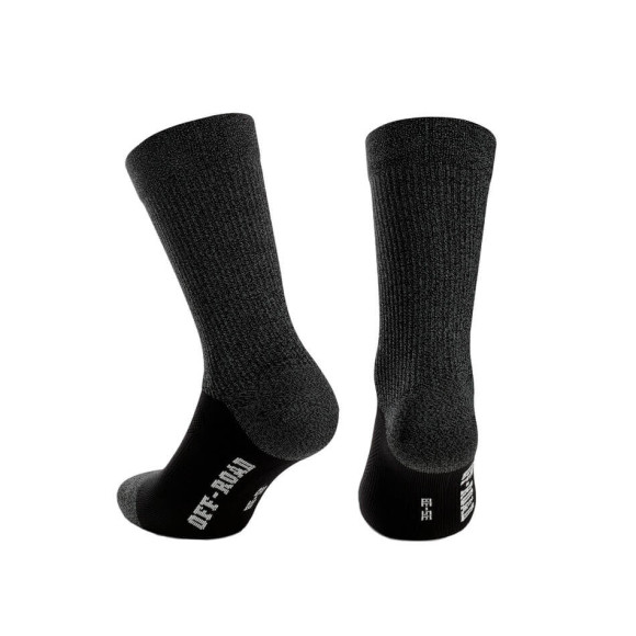 Chaussettes ASSOS TRAIL EVO noirSérie 2023 LE NOIR S