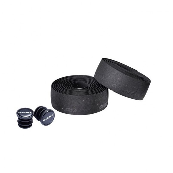 Fita de guidão GIANT Cork preta 