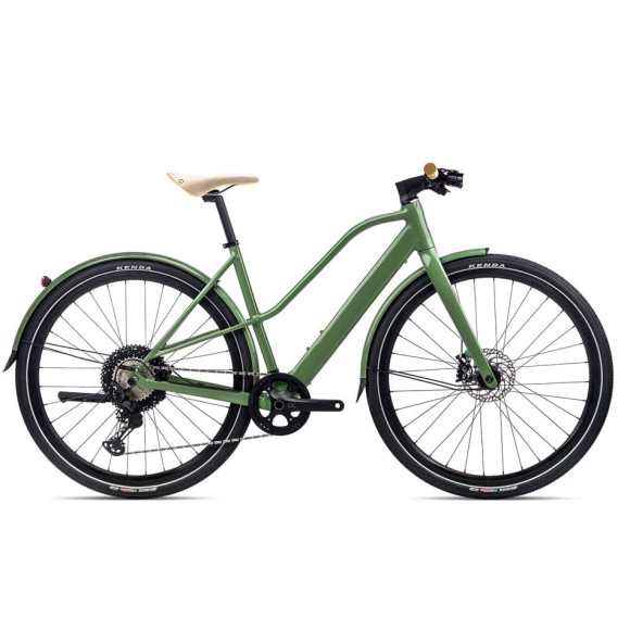 Bicicletta elettrica ORBEA Vibe MID H10 MUD VERDE L