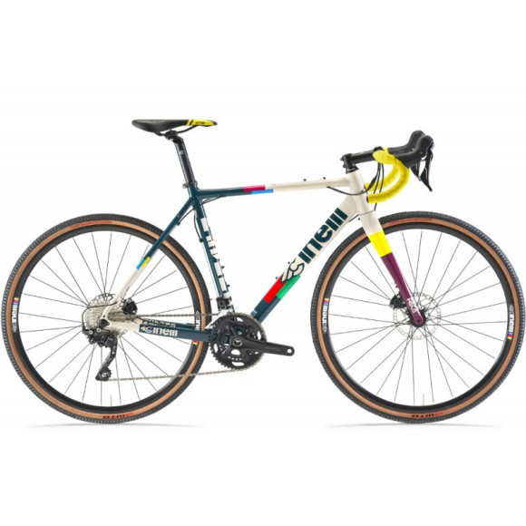 Bicicleta CINELLI Zydeco GRX colorida AZUL MARINO 49