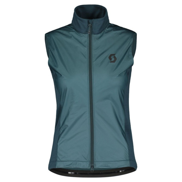 SCOTT Gilet WS Gravel Warm Merino 2023 VERT XL