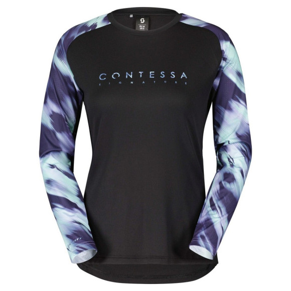 Camisa SCOTT WS Trail Contessa Signature LS PRETO M