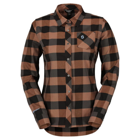 Camisa SCOTT WS Trail Flow Check LS 2025 VERDE M