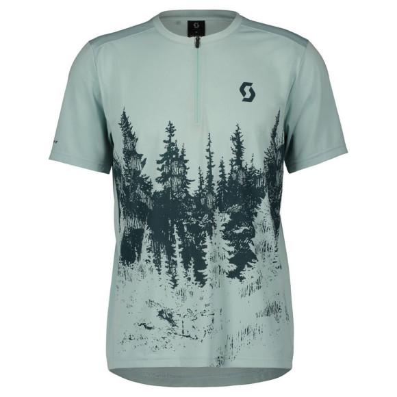 SCOTT MS Trail Flow ZIP SS Jersey ORANGE S