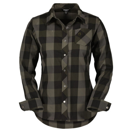Camisa SCOTT WS Trail Flow Check LS 2025 VERDE M