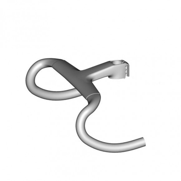 Cintre BMC ICS Carbon Cockpit AERO 100x420mm blanc 