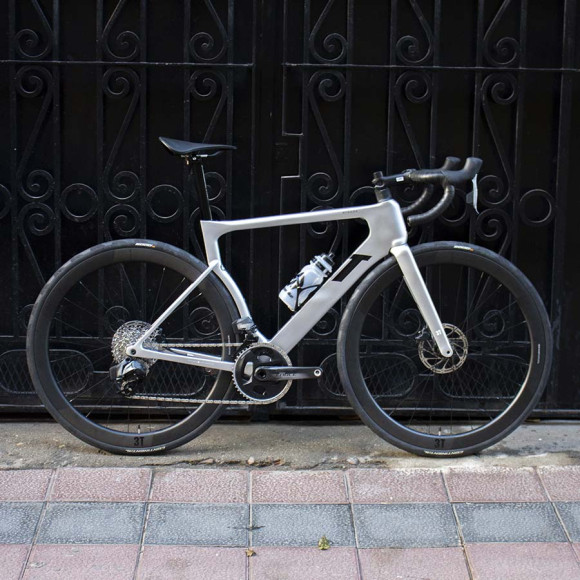 Bicicleta 3T New Strada Force AXS 2X Ruedas Carbono C45 LTD 2023 GRIS 48