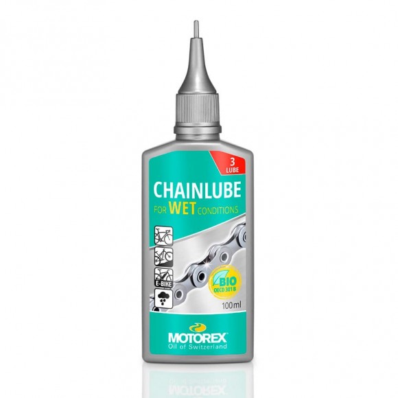 Lubricante MOTOREX para cadena Wet 100 ml 