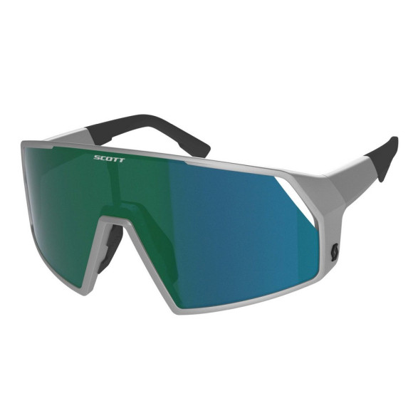 SCOTT Pro Shield Supersonic EDT Silver Green Chrome Cat Goggles 