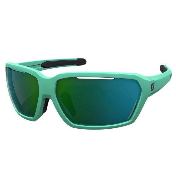 SCOTT Vector Soft Teal Green Green Chrome Goggles 