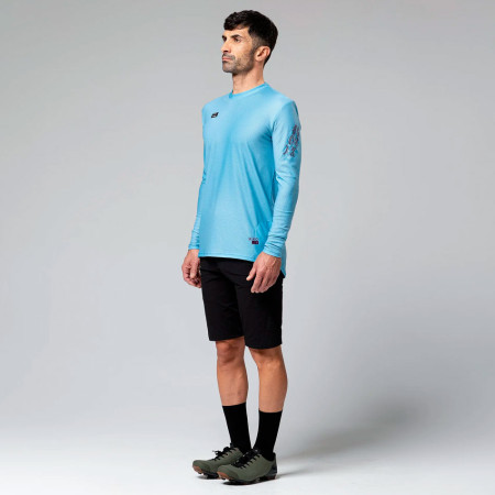 Maillot GOBIK Terrain hombre manga larga 2023 TURQUESA L
