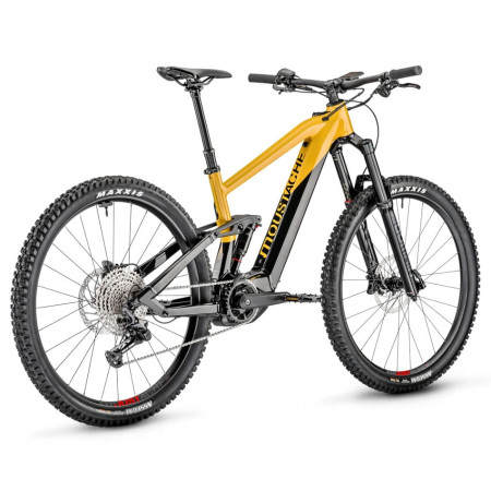 Bicicleta elétrica MOUSTACHE Samedi Game 3 750 Wh PRETO AMARELO M