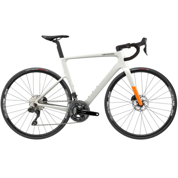 Bicicleta CANNONDALE SuperSix EVO Carbono 3 BRANCO 56