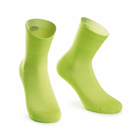 ASSOS Assosoires Mille GT Visibility chaussettes vert L