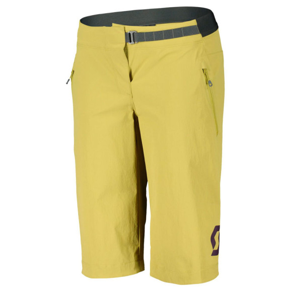 SCOTT Ws Trail Vertic pants with pad 2023 YELLOW XS