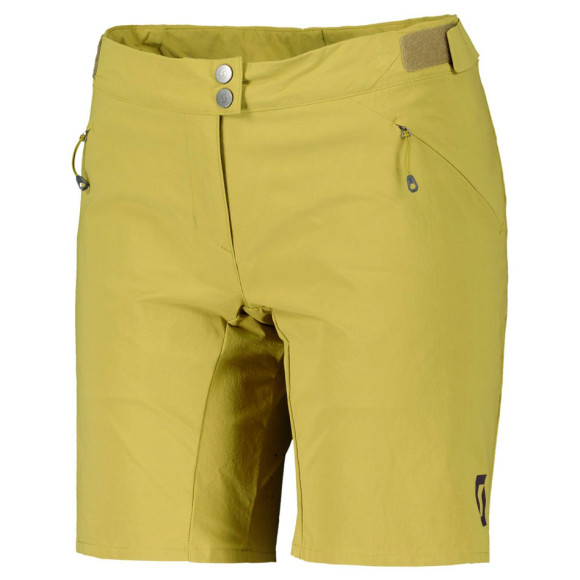 SCOTT Ws Endurance LS Fit pants with pad 2023 YELLOW XS