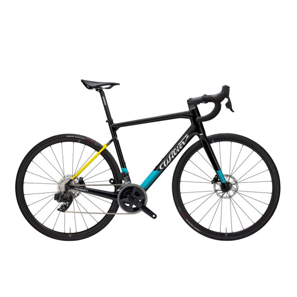 Bici WILIER Garda Disc 105 Di2 NDR38 NERO BLU M