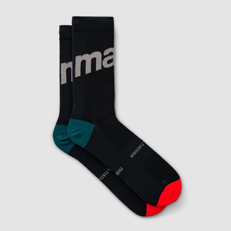 MAAP Training Socks BLACK RED XS