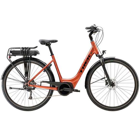 Bicicleta TREK Verve+ 1 Lowstep 300 Wh 2023 NARANJA XS