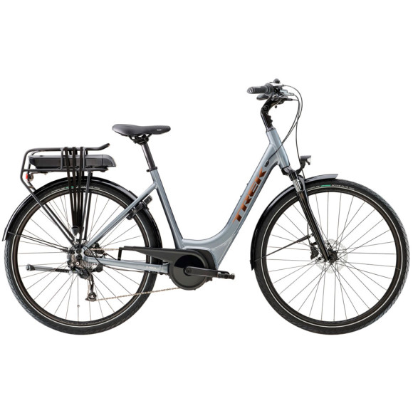 Bicicleta TREK Verve+ 1 Lowstep 500 Wh 2023 GRIS XS