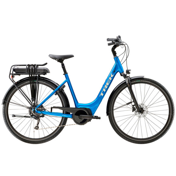 Bicicletta elettrica TREK Verve+ 2 Lowstep 500 Wh AZUL XS