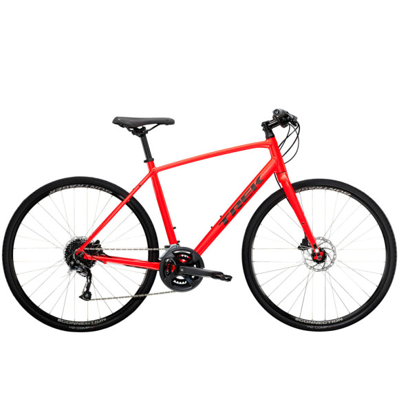 Bicicleta TREK FX 2 Disc 2023 ROJO XS
