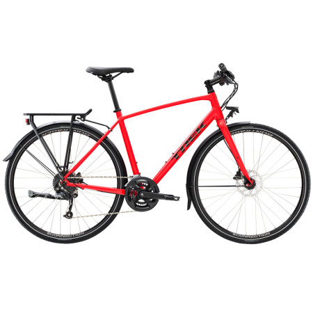 Bicicleta equipada com TREK FX 2 Disc 2023 ANTRACITE S