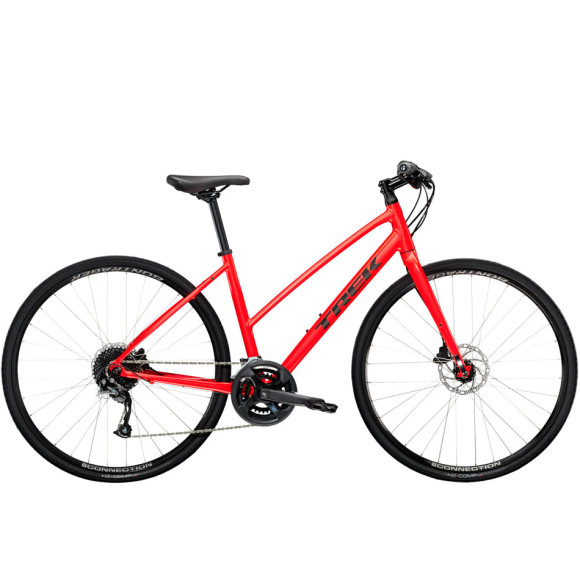 Bicicleta TREK FX 2 Disc Stagger 2023 ROJO S